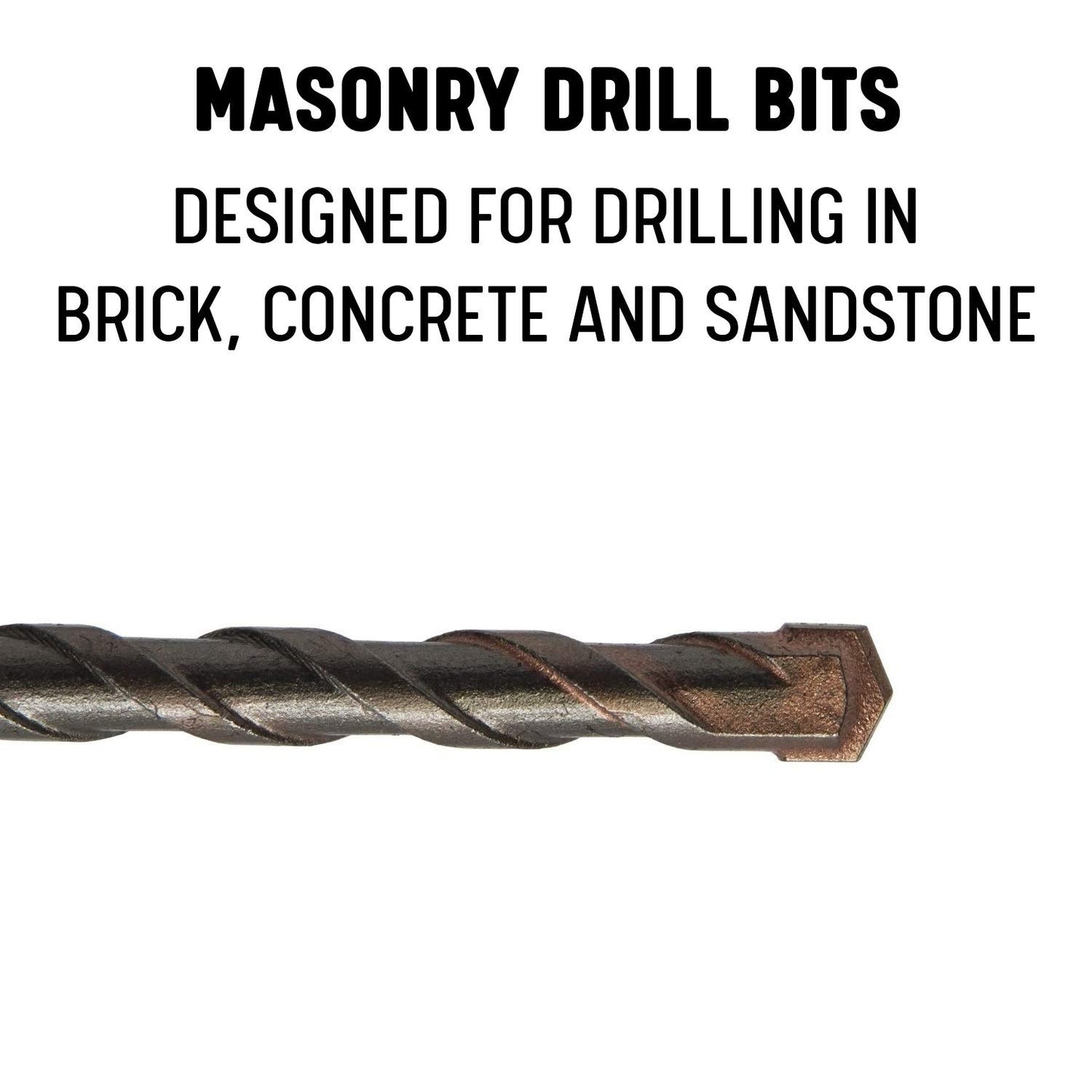 Drill America 3/16" x 8" PRO Series SDS-Plus Hammer Bit Drill Bit (Pack of 25)