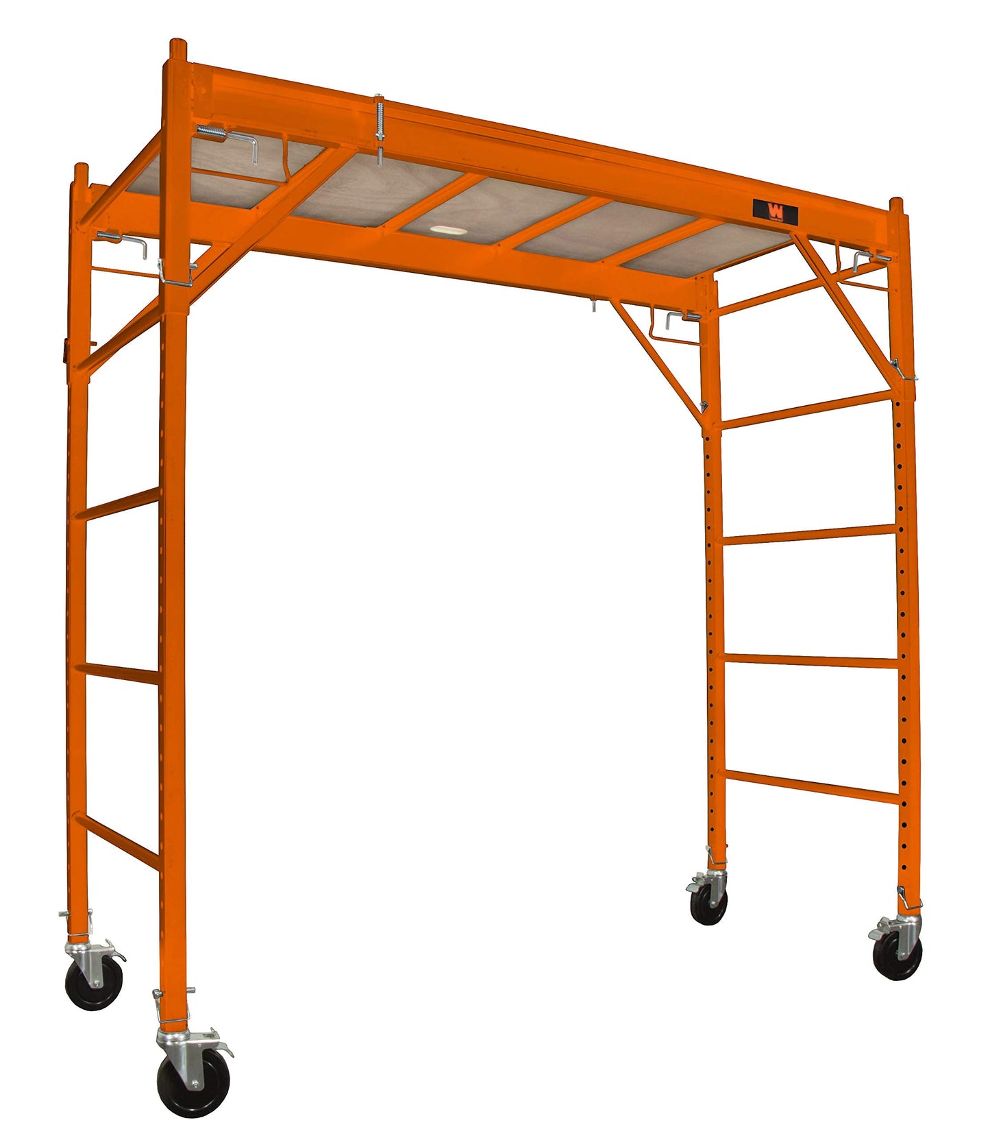 WEN 31110T Baker-Style 6.25 ft. Multi-Purpose 1000-Pound-Capacity Rolling Steel Scaffolding