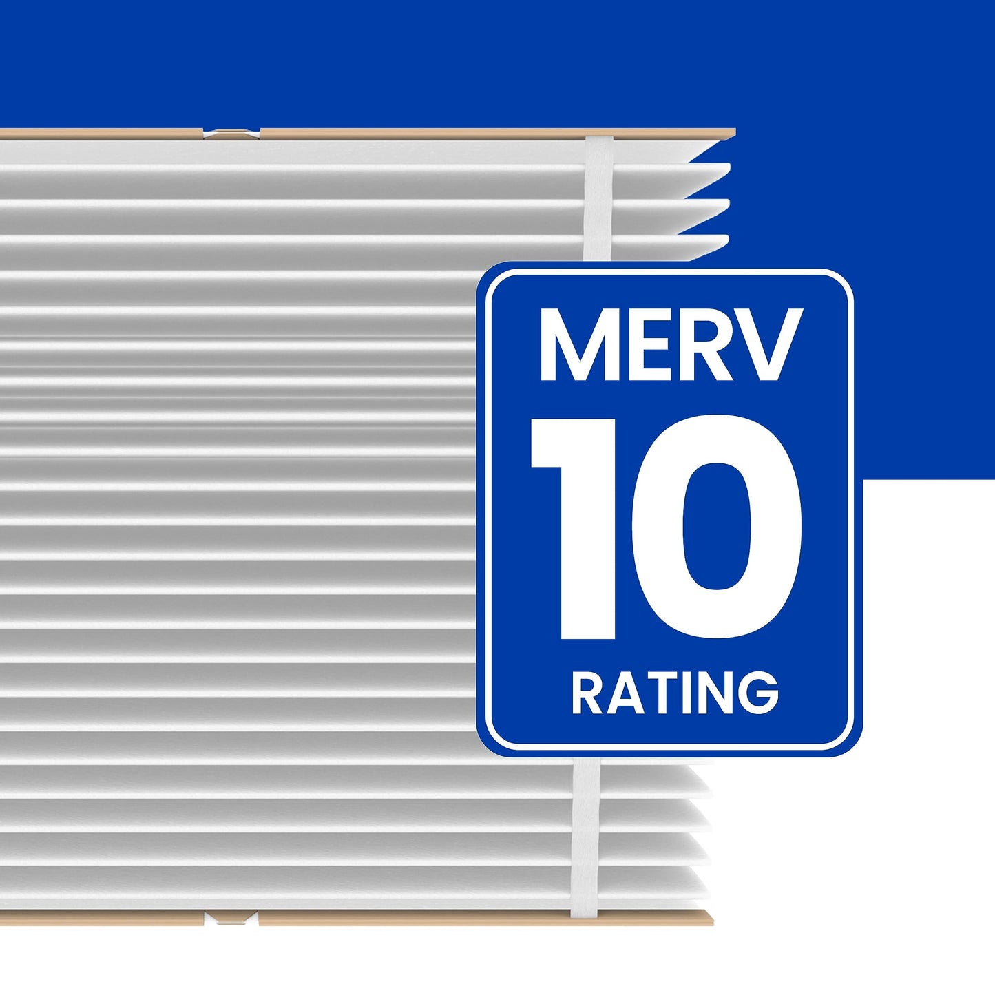 AprilAire 401 Replacement Furnace Filter for AprilAire 2400, Space-Gard 2400 Whole-House Air Purifiers - MERV 10, 16x25x6 Air Filter (Pack of 10)