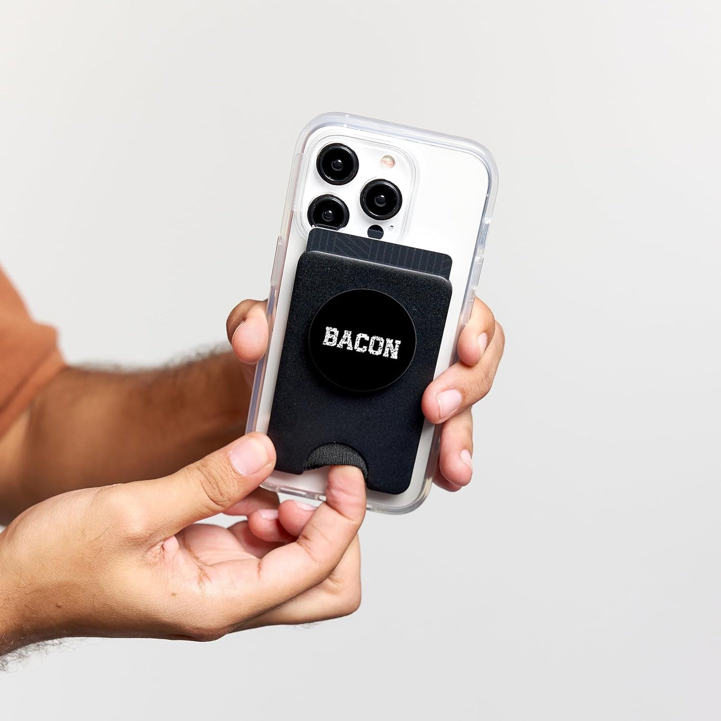 Bacon PopSockets Wallet for MagSafe - Trendy Accessory