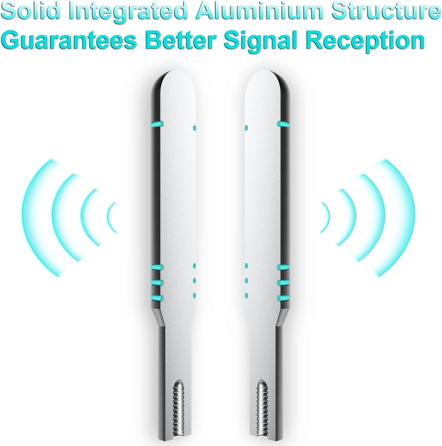VUELVE 4K 1080P,10ft TV Antenna for Smart TV Indoor Digital Indoor Antennas with Strong Magnetic Base, Long Range