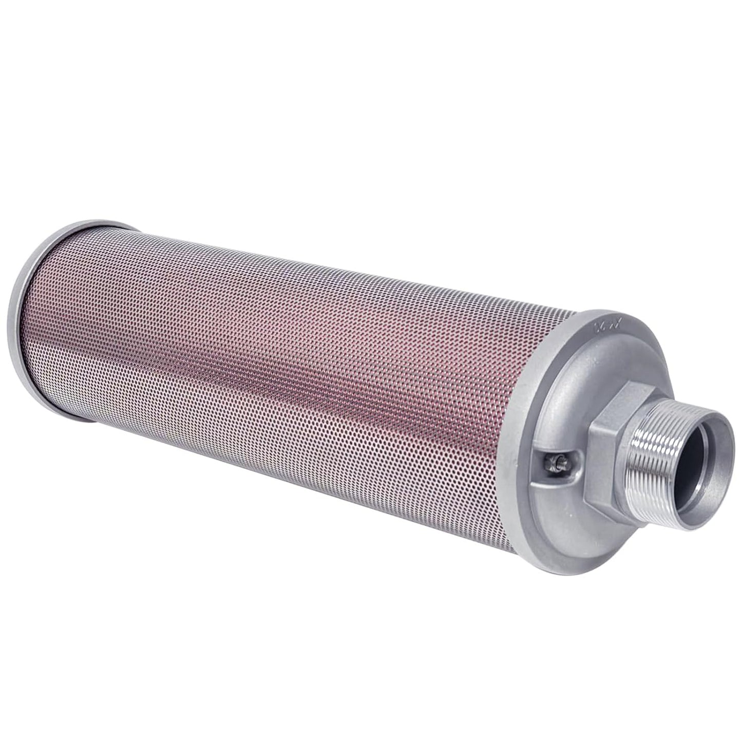 XY-20 Air Compressor Muffler, Dryer Silencer 2" NPT, for Drying Machine Diaphragm Pump Exhaust Noise Reduction, Single Chamber 125 PSI, Muffler Replacement Part XY20