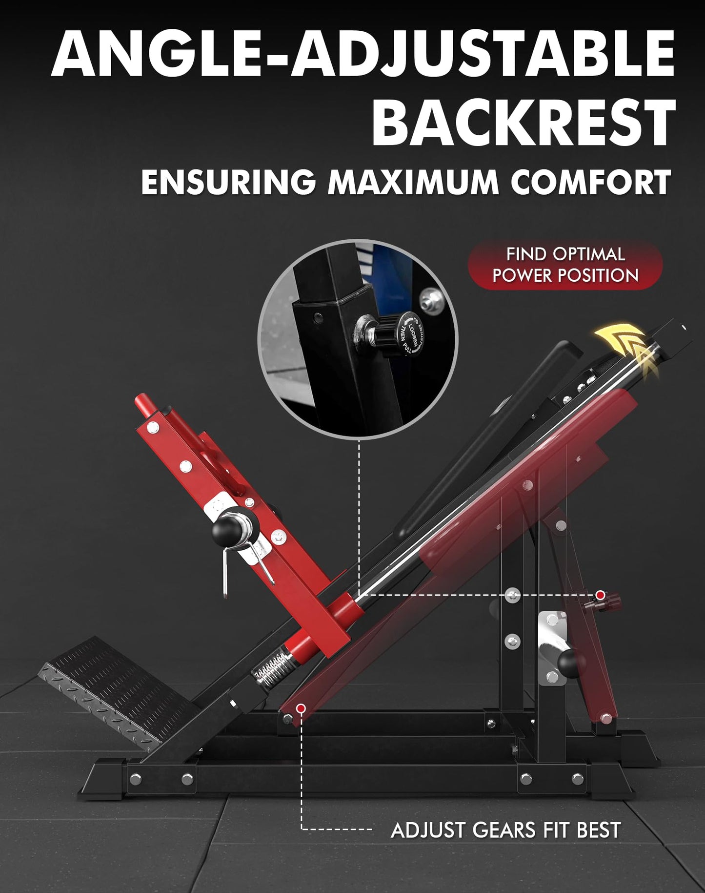 Mikolo Linear Row Machine, Back Workout Machine for Home Gym, Plate-Loaded Back Machine with Linear Bearing, Back Row Machine LAT Training Equipment SR06 Ultra(Machine Only)