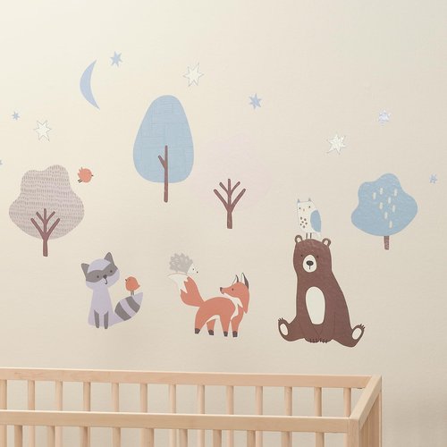 Bedtime Originals Sleepytime Bear Woodland Animals Wall Decals/Stickers
