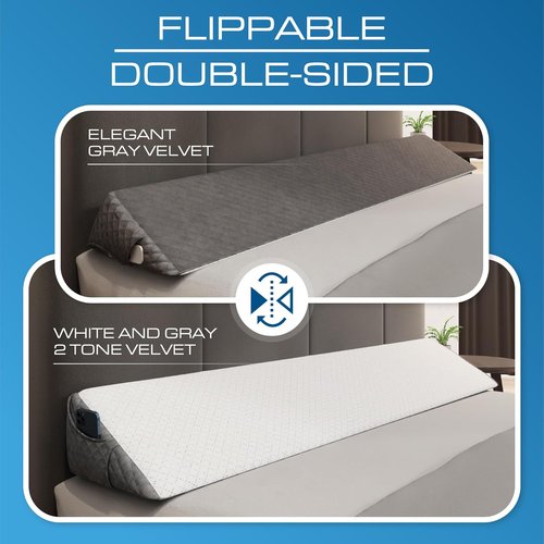 Kolbs Bed Wedge Pillow - Stylish Headboard Gap Filler for Comfort | Modern Design, Perfect Fit