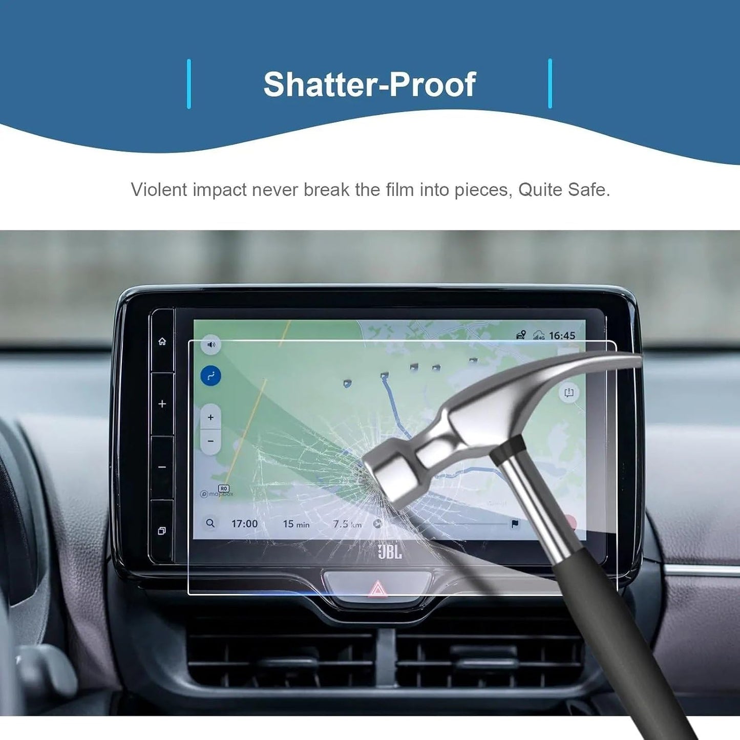 Generic 2021 2022 9 Inch Transparent Screen Protector For Toyota For Yaris For Cross Car Infotainment GPS Navigation