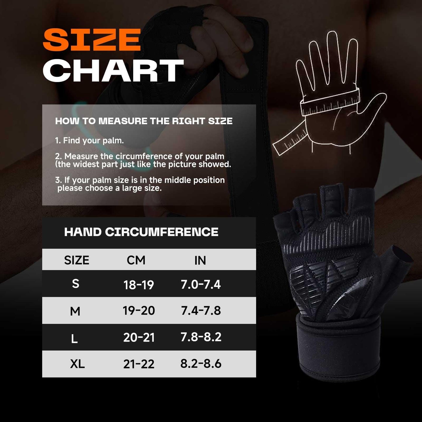 Foclassic Anti-Slip Weight Lifting Gloves for Men & Women – Breathable Gym Gloves with 5mm Gel Padding & Wrist Support for Crossfit/Powerlifting (S-XL)