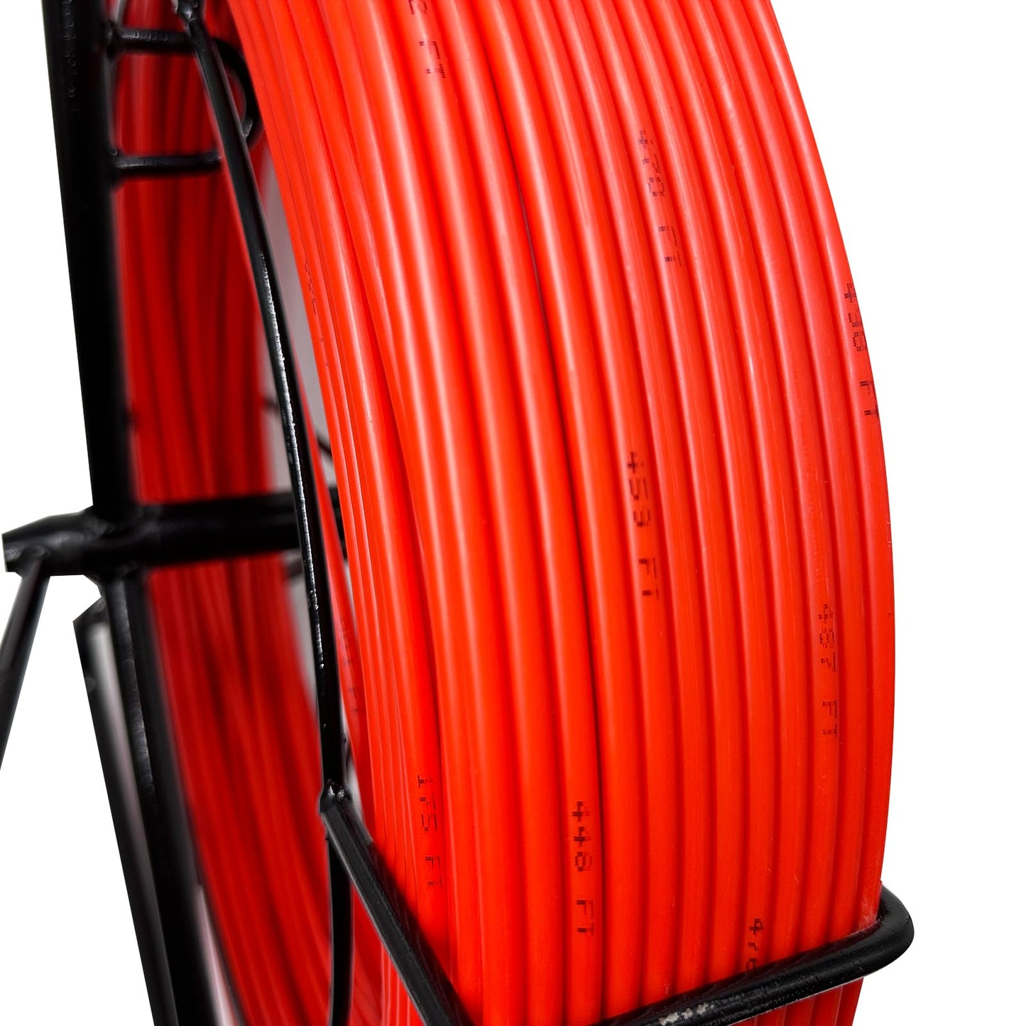 VGongTech 6MM 500FT Fish Tape Fiberglass Reel Stand Duct Rodder Cable Puller Rod Continuous Cable Running Rod
