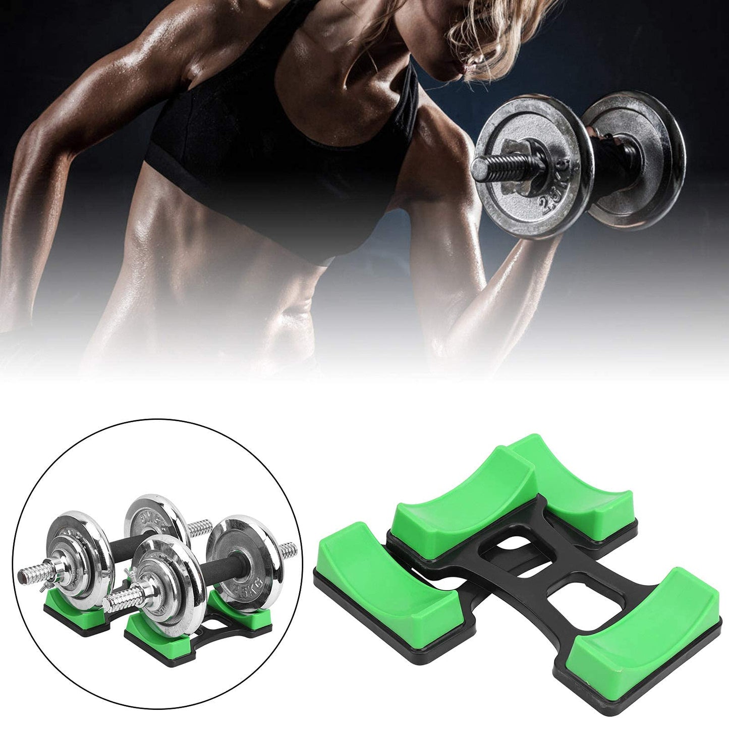 1pair dumbbell bracket mat, dumbbell weight rack floor protection pad for home gym equipment
