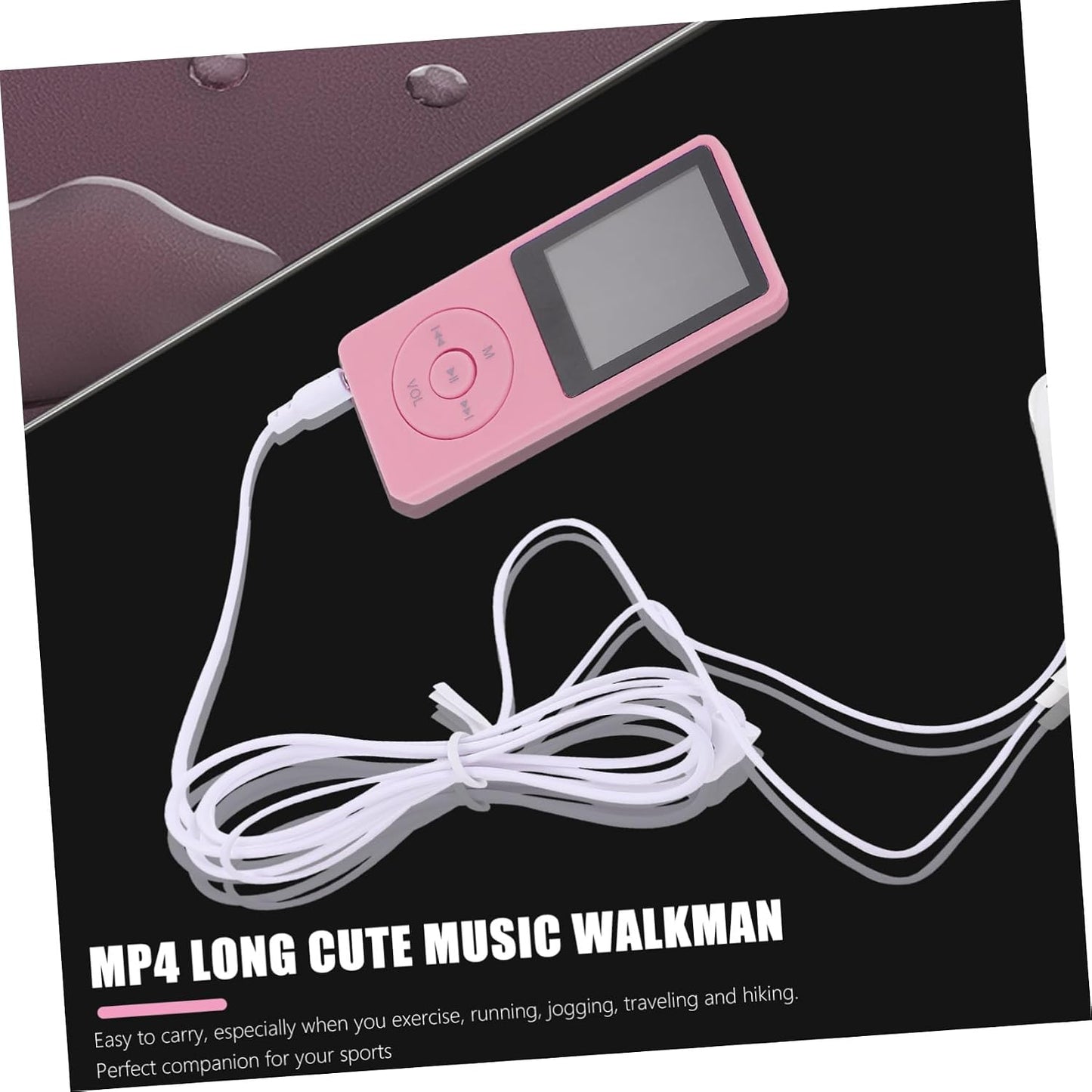 CAXUSD Lossless Sound Music Player Portable Media Player with Classic Buttons Lightweight for Seniors Supports Amv