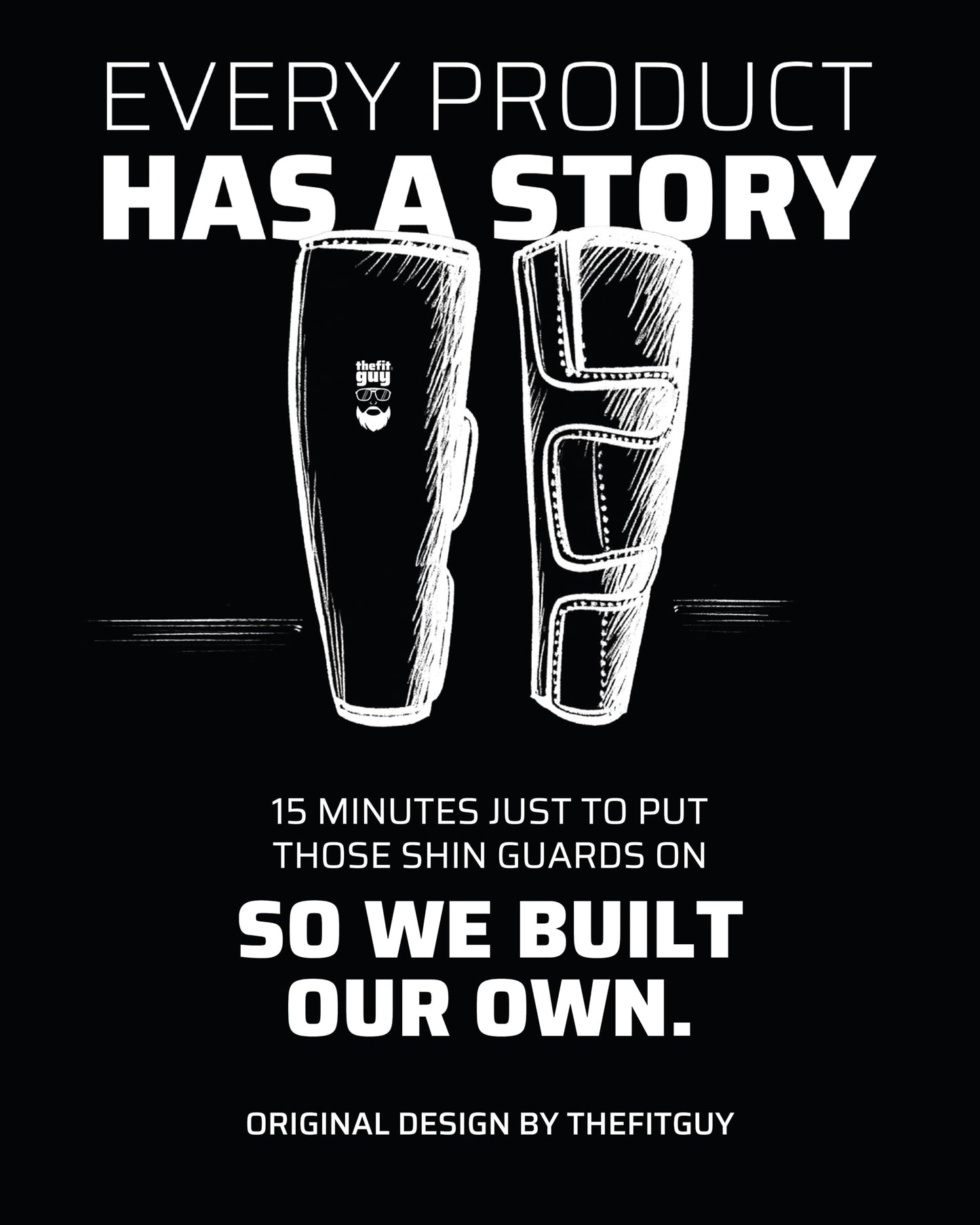 THEFITGUY Deadlift Shin Guards, 5mm Dense Neoprene Protection, Easy On-Off, No Need to Take Off Shoes - for Weightlifting and Functional Training (Pair)