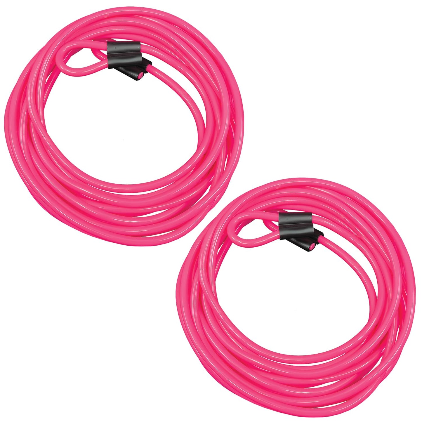 Champion Sports DD Series Double Dutch Licorice Jump Ropes - Pink, 16-Feet (Set)