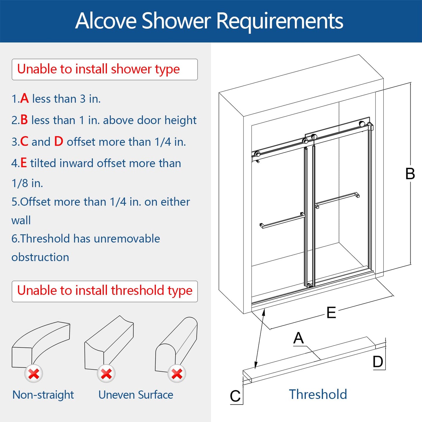 CRISSENSSI Frameless Shower Door, 68"-72" Wide, 76" high, 3/8" (10mm) Clear Tempered Glass with Towel bar, Double Sliding Door, Brushed Gold Finish DS01