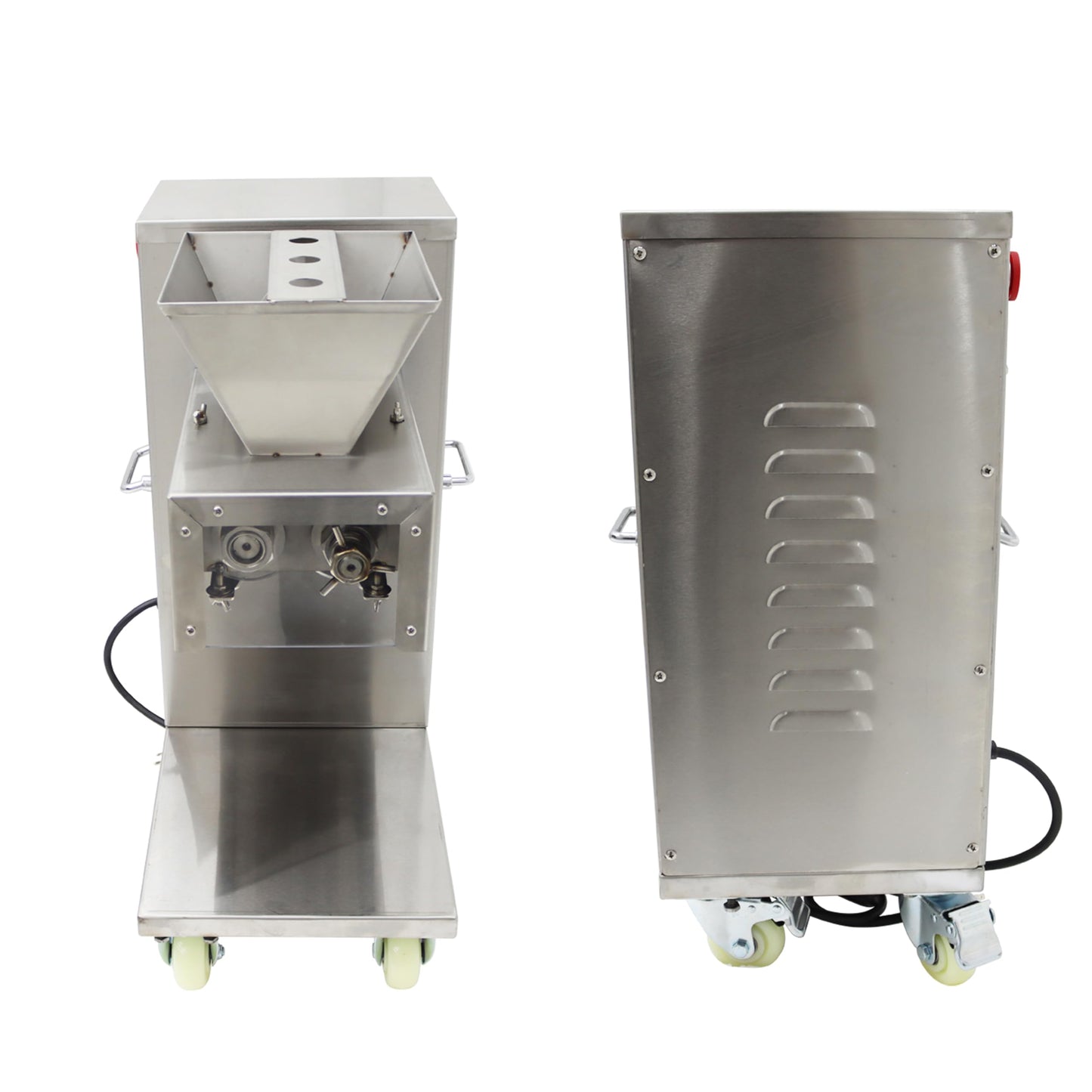 TECHTONGDA Commercial Meat Slicer Meat Cutting Machine with 8mm Blade Electric Stainless Steel Meat Cutter Slicer Steak Pork Meat Cutter Slicer TJ130L 882LBS/H 110V