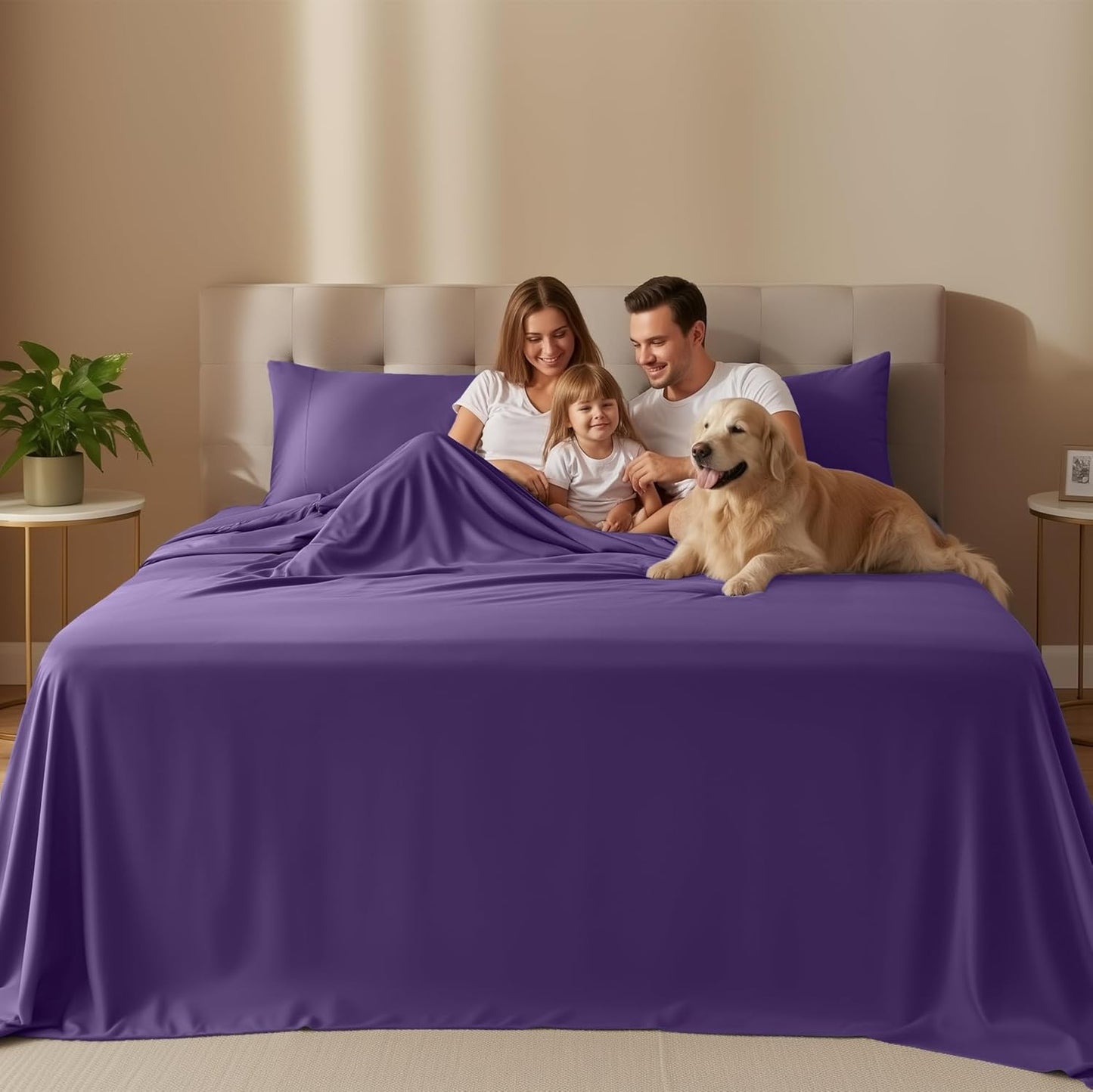 Utopia Bedding Twin Sheet Set - Soft & Breathable Microfiber, 3-Piece Bed Sheets for Twin Size Bed | Oeko-Tex Certified (Egg Plant)