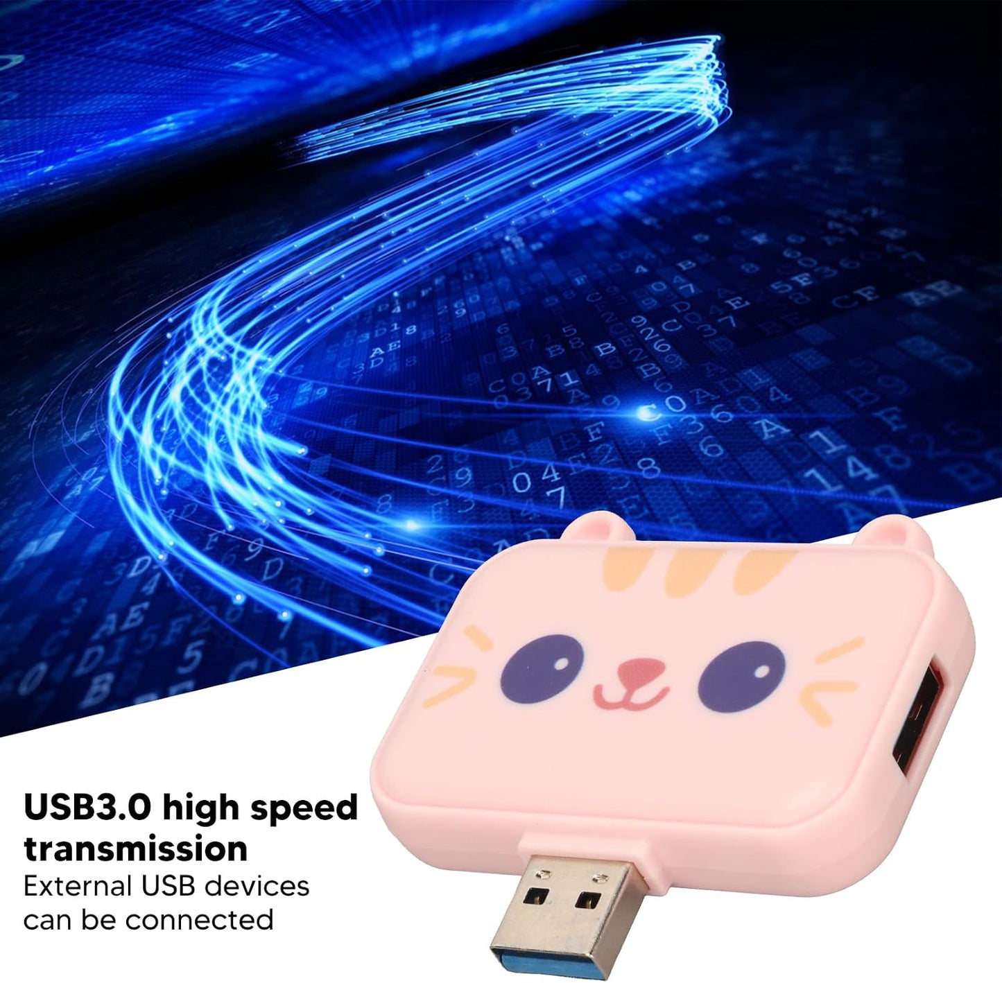 Sanpyl 3 1 USB3.0 USB2.0X 2 5Gbps in Cute USB Hub, USB A to and Adapter, Multiport USB Docking Station, USB Data