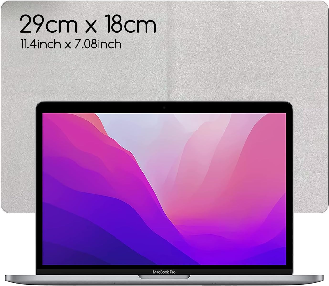 2 Pack 13 inch 14 inch 13-14 inch Microfiber Liner Cleaning Cloth Compatible with MacBook Pro/AIR and MacBook Pro