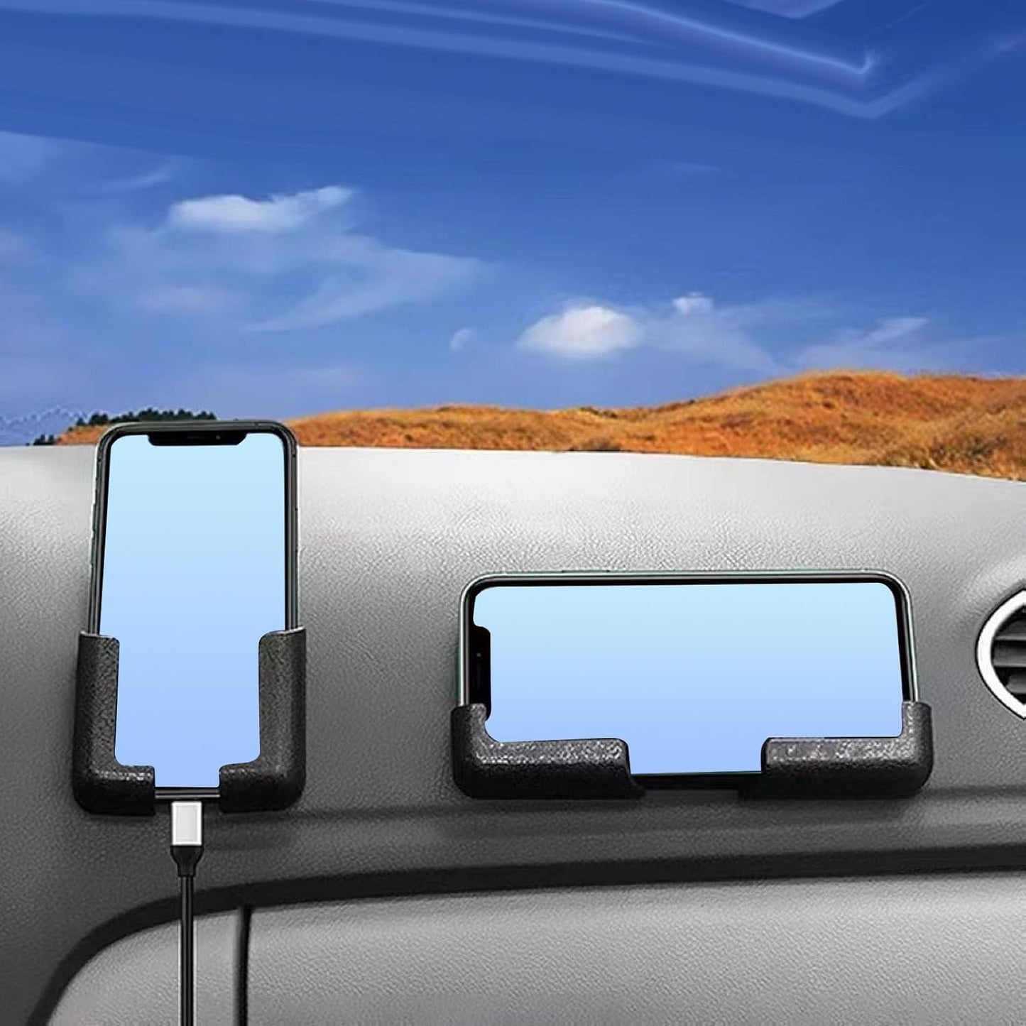 CFTGIW Car Phone Holder Stands Multifunctional Strong Adhesive Stable Navigation Phone Holder Mount Stand Multifunction
