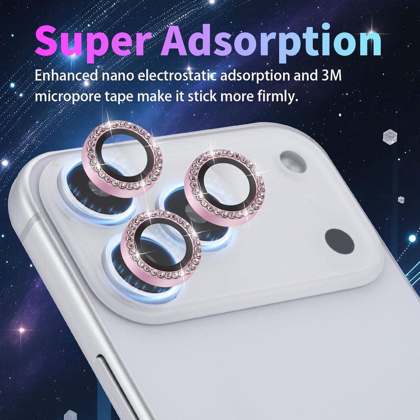 17 Pro/17 17 Pro/17 Camera Lens Protector for iPhone Pro Max, Individual Tempered Glass Camera Protector
