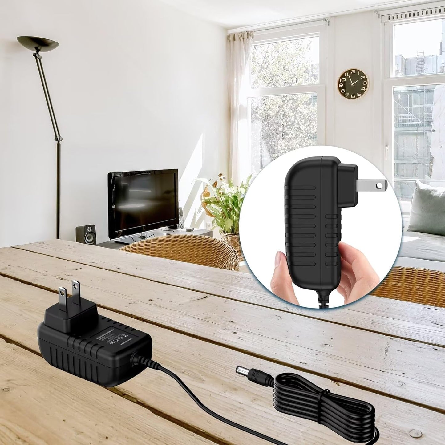 MDCGPower DV-1280-5 13V 1000mA 2 AC DC Adapter Compatible with Lobster Class Transformer Power Cord