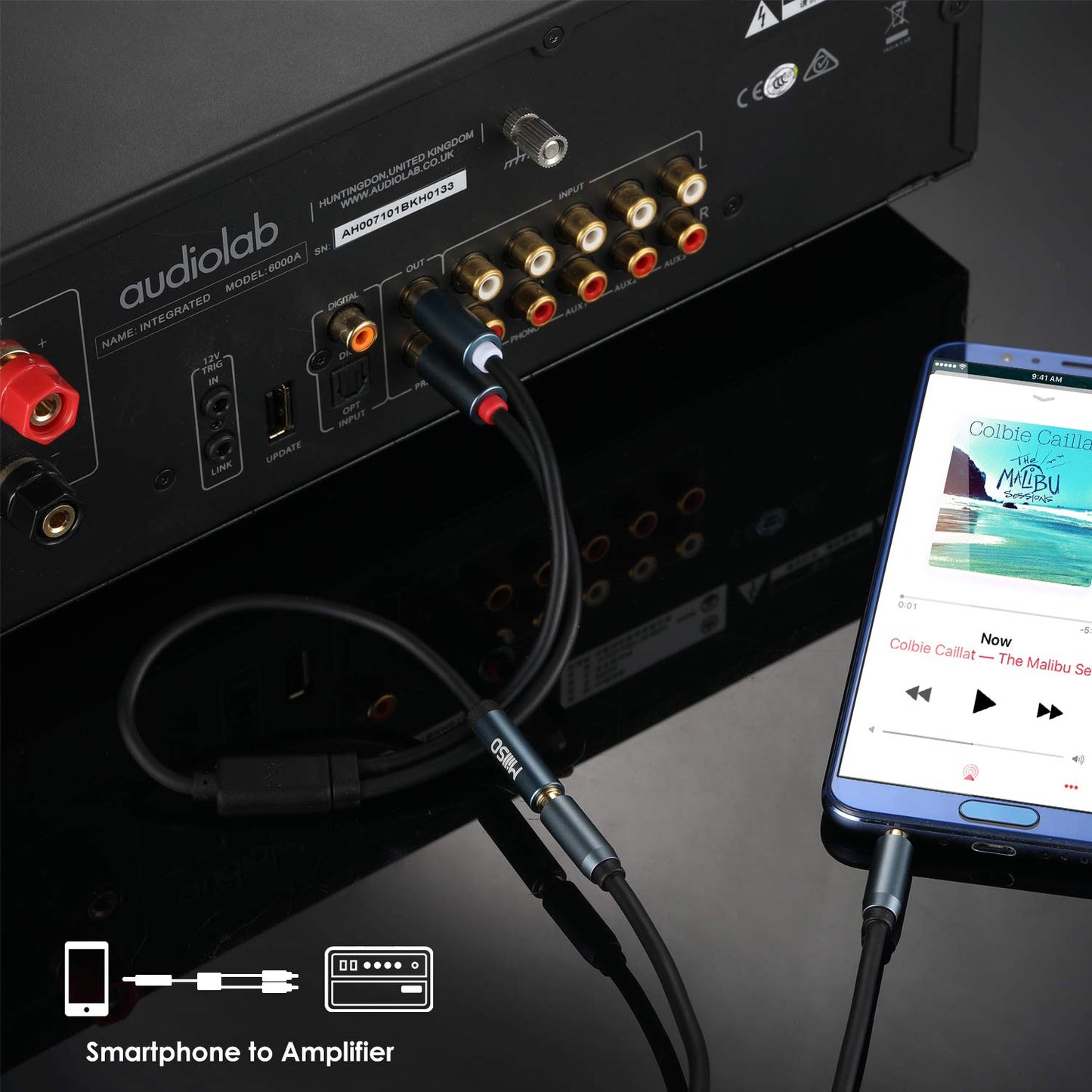 3.5mm (16 5 3.5mm 1/8 MP3 MillSO to RCA, FT / M) RCA to AUX Cable to RCA Male Premium Stereo Audio Cable for Connects a