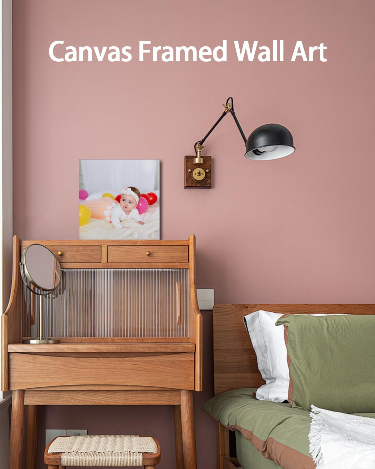 Skiennix Personalized Custom Canvas Wall Art - Unique Photo Prints for Living Room, Bedroom & Gifts