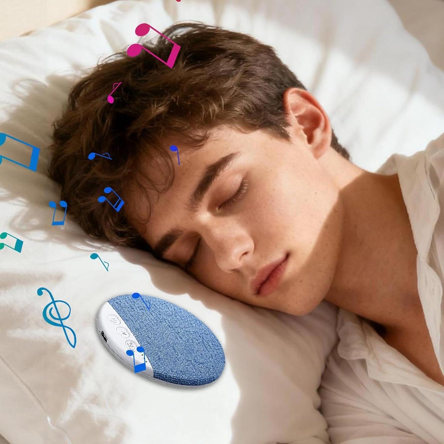 Generic 3 Sleep Speaker Under Pillow, Stereo Hi-Fi Sound Timers, Pillow Speakers White Noise Machine, for Bedroom