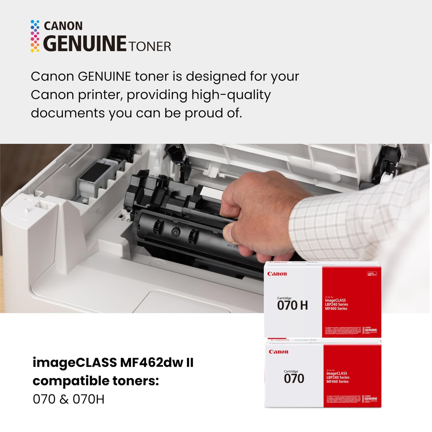 Canon imageCLASS MF462dw II - Monochrome Wireless Duplex Laser Printer with Print, Copy, Scan, Fax, Expandable Paper Capacity, 37 PPM