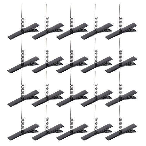 Abaodam Duck Bill Clips - 100 Pcs Spring Metal Hair Clips for DIY Crafts | Perfect for Holidays