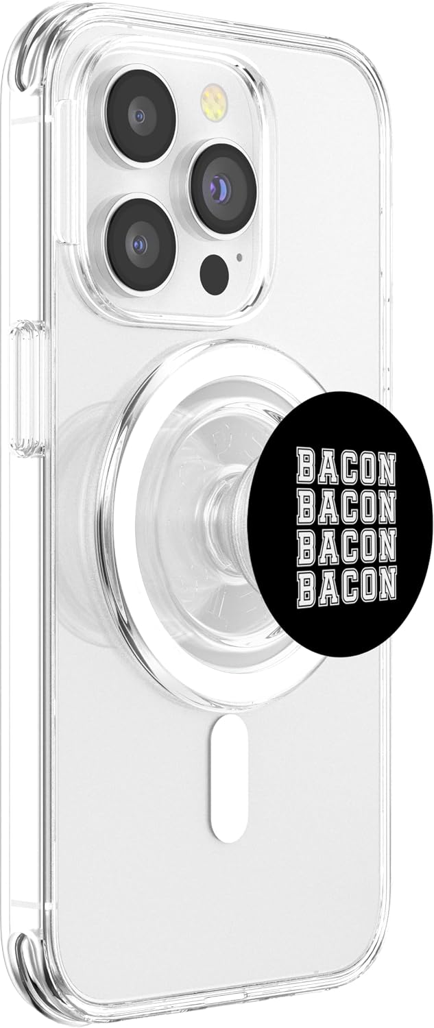Bacon -Themed PopSockets Grip for MagSafe - Perfect for Lovers