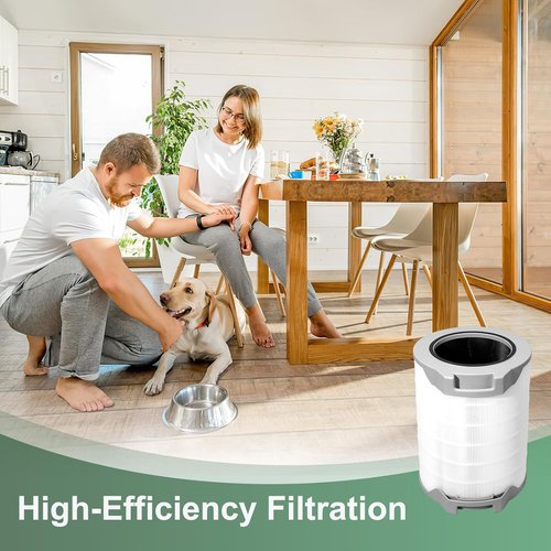 Levoit LV-H134 Replacement Filter - 3-in-1 True HEPA & Activated Carbon | Compatible with LV-H134 Air Purifier