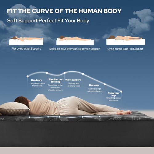 BEDLORE Queen Mattress Topper - Soft Bamboo Viscose Pillow Top for Back Pain Relief | Fits 6-18 Inch Mattresses