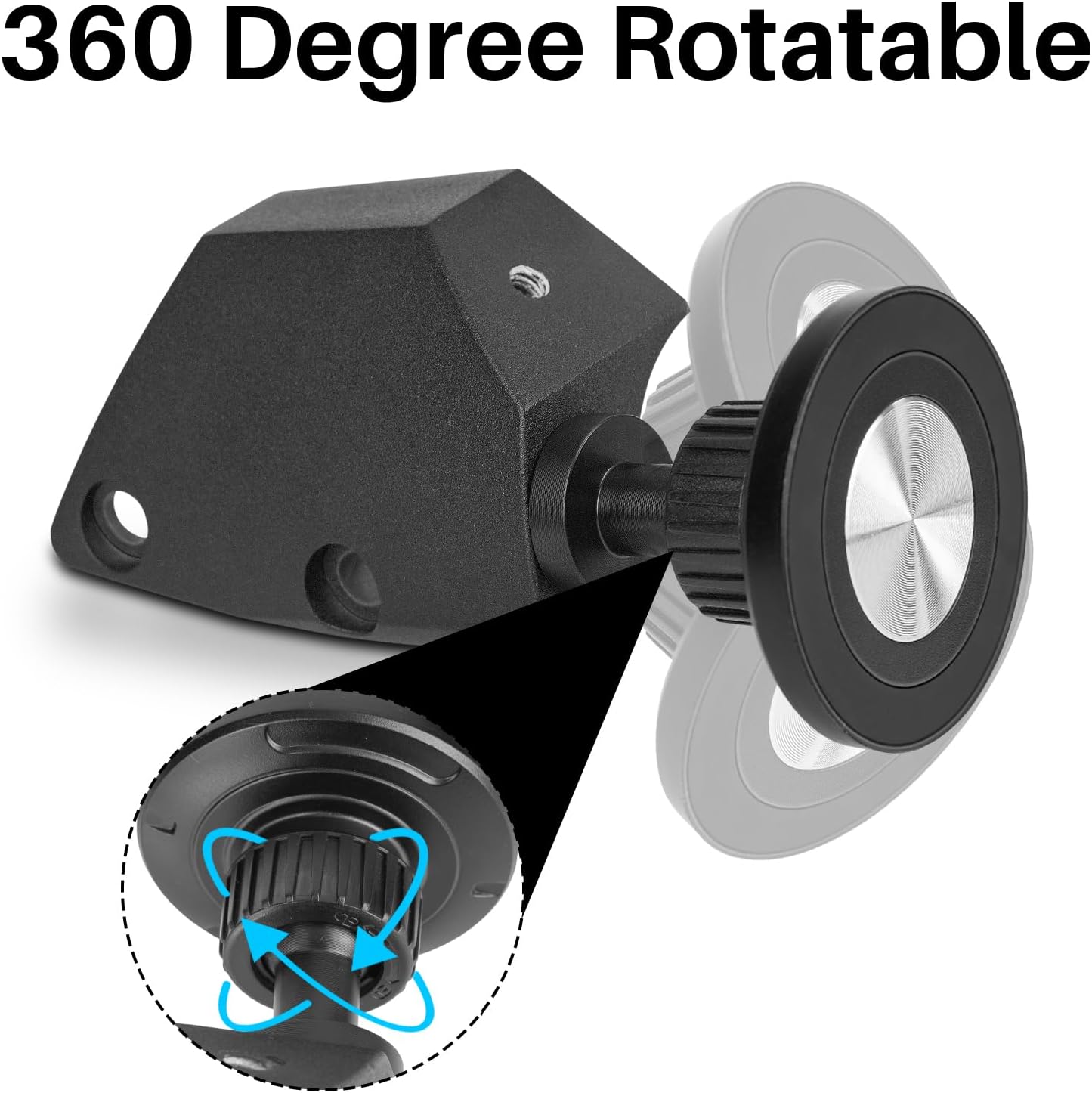 BIZOCO 360 20212025, Magnetic Phone Holder for Car Magnetic Phone Mount for Ford Bronco Accessories, Rotating