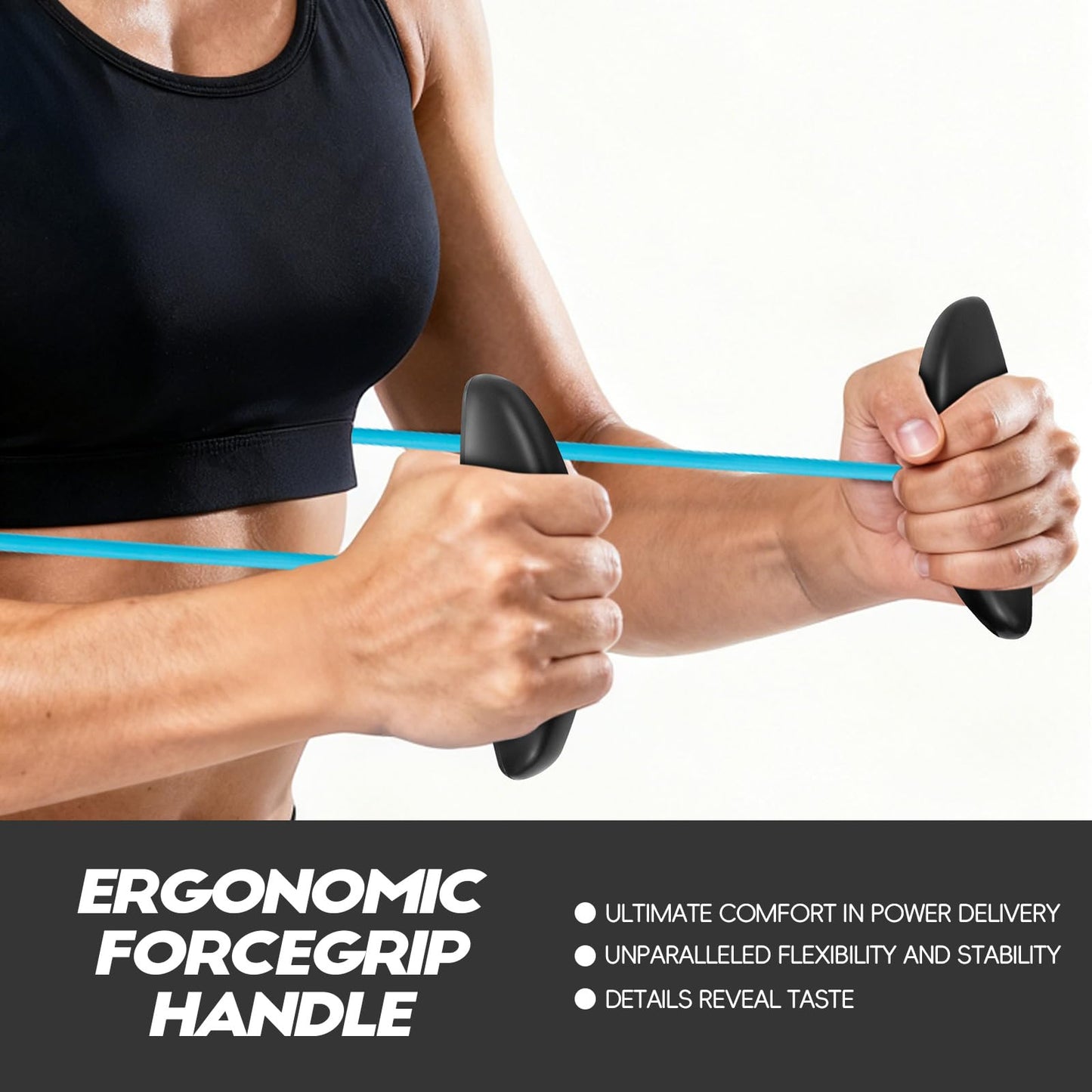 Usmack Resistance Bands for Arm - Home Fitness Equipment for Upper Body Toning, 20 lb Exercise Bands to Improve Mobility & Stability, Portable Resistance Bands for Women Men