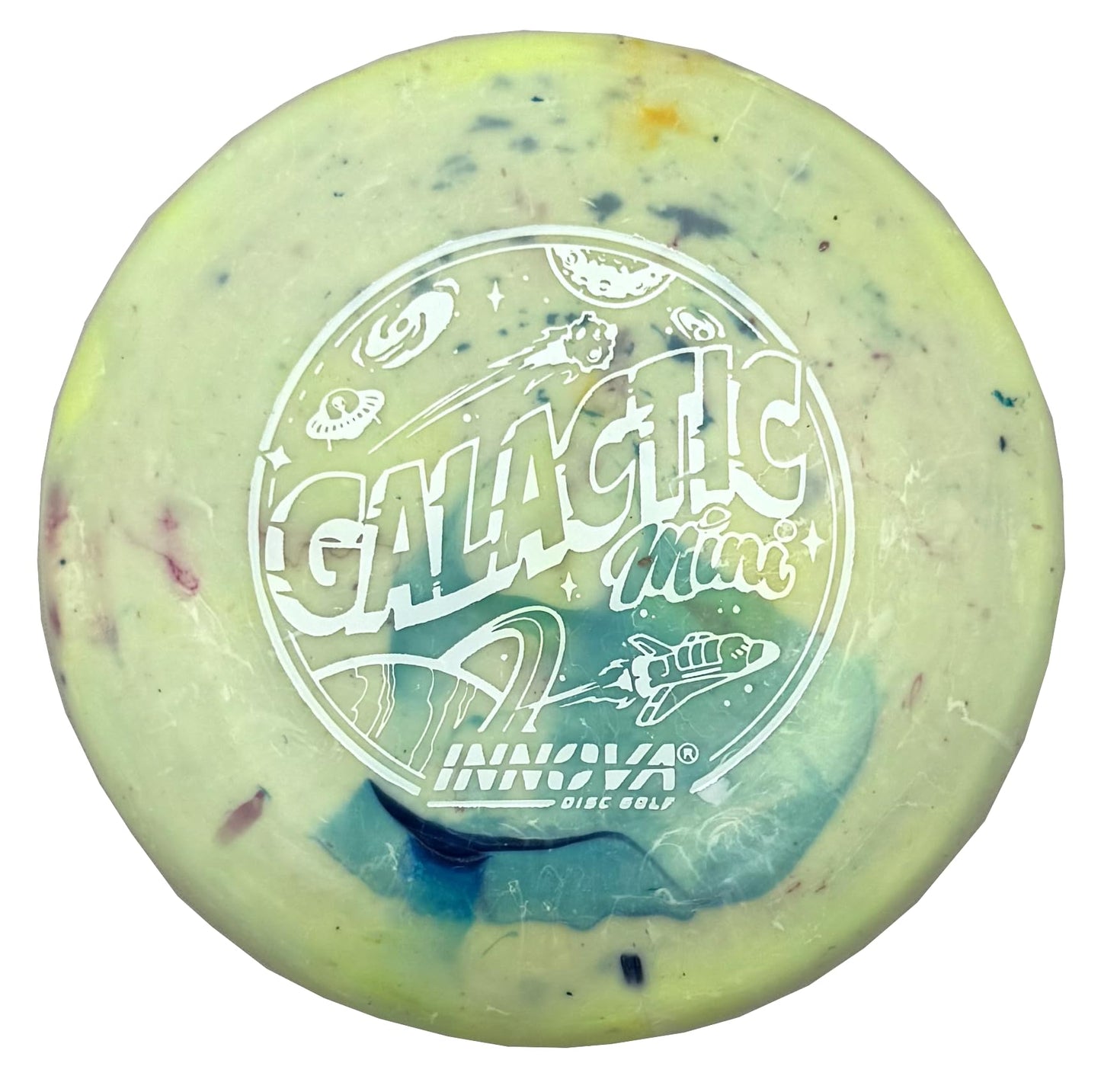 Innova Discs Galactic Mini 5 Pack – Swirly Mini Markers for Disc Golf for Marking Your Lie, Doubles, Mini Targets (5 Pack)