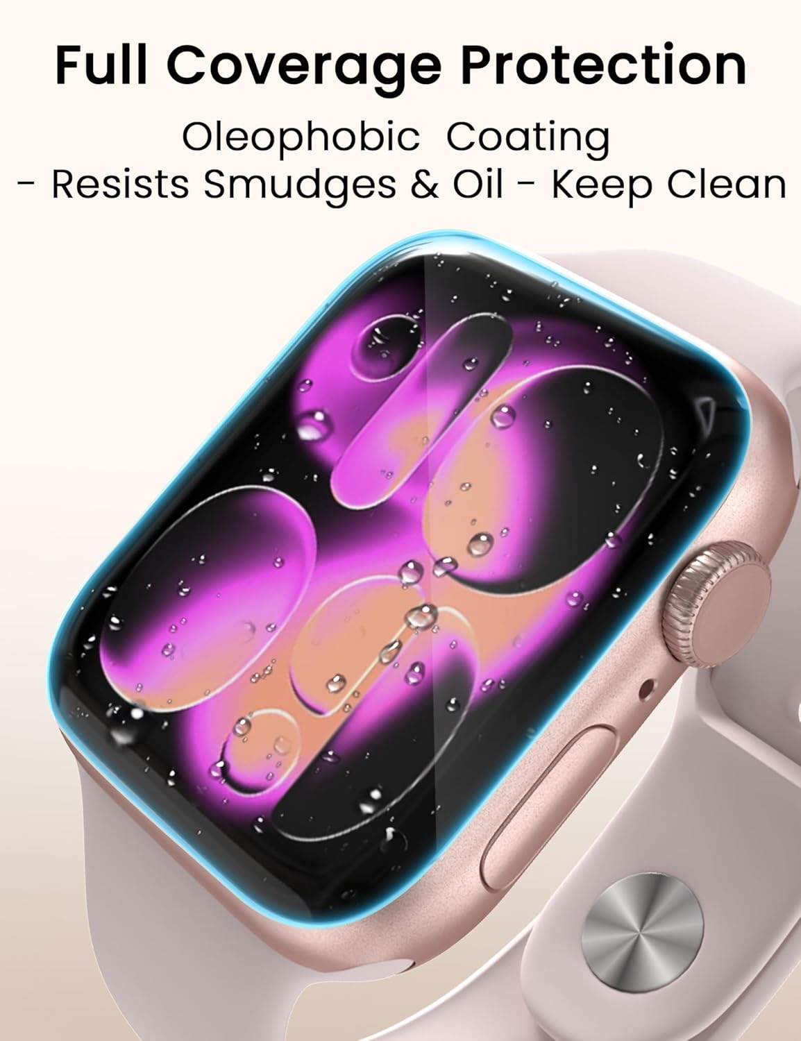 11 42mm (6 Pack) 11 42mm, Sinoacc Screen Protector Compatible with Apple Watch Series Self-Healing TPU Flexible Film