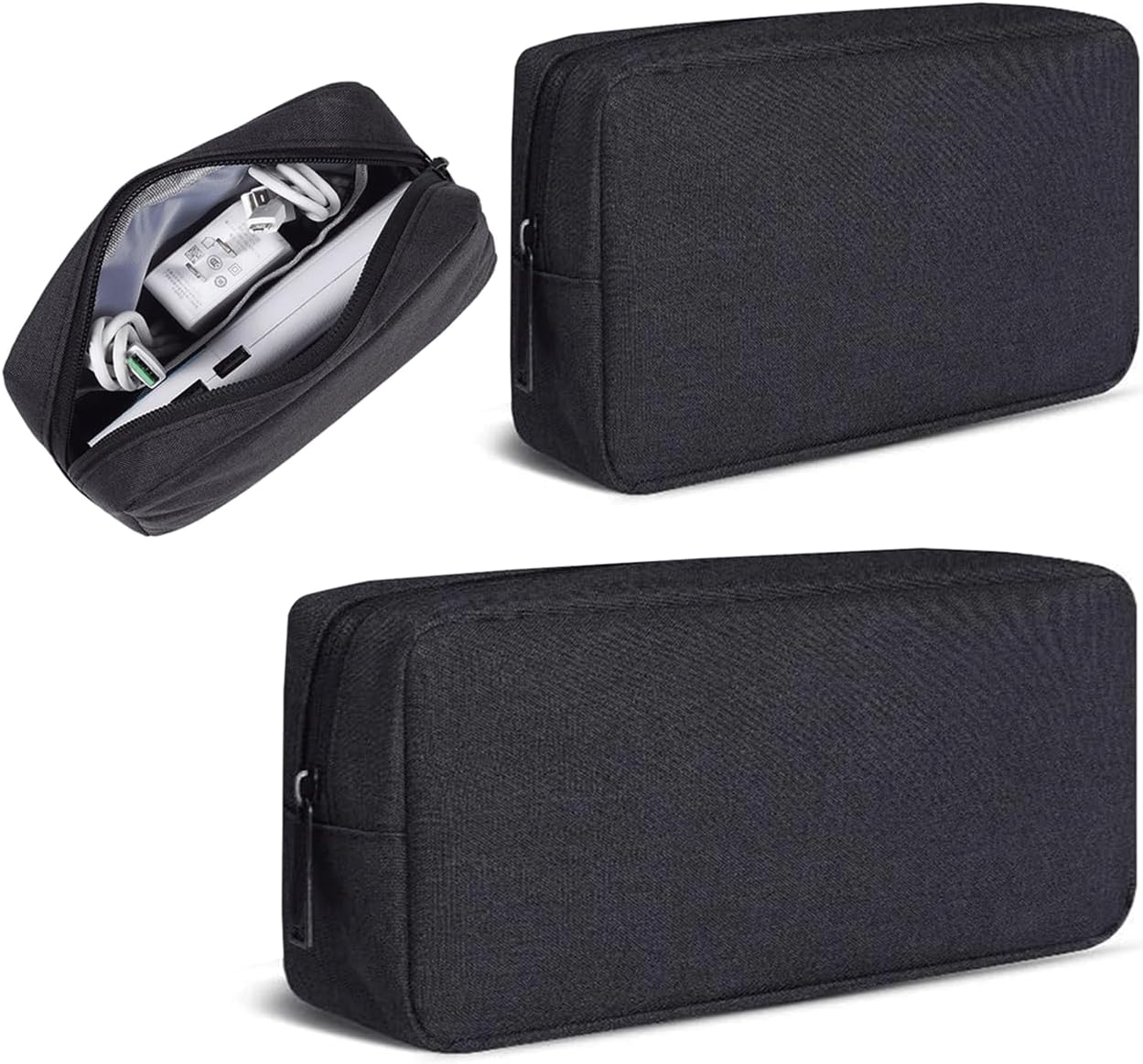 CAAORDKSO Electronics Accessories Case, Electronic Organizer Travel Cable Accessories Bag, Portable Waterproof Storage