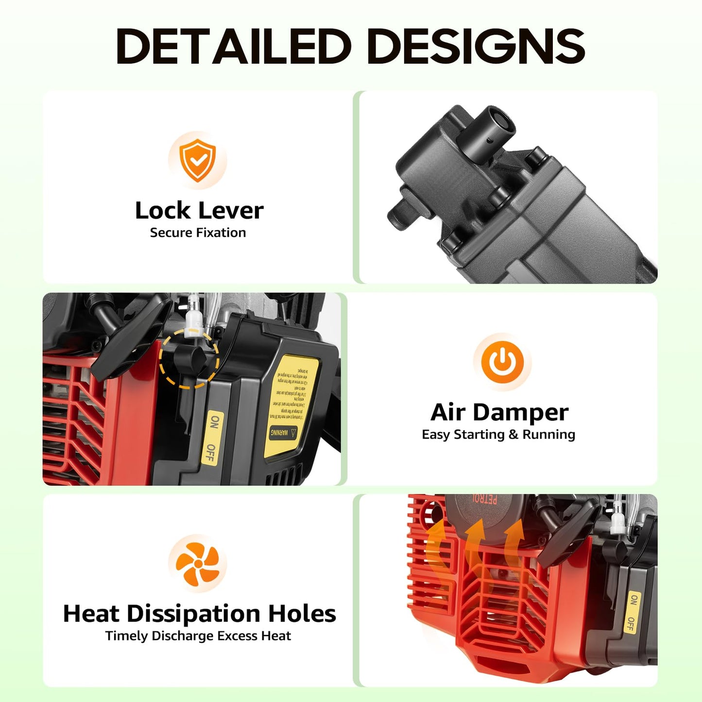 Cbhfmljd 52cc 2 Stroke Portable Tree Digger, Gasoline Excavator Sapling Planting Shovel Rock Portable Drilling Machine,post Hole Digger For Garden Farm And Home Planting Shovel Rock Tool