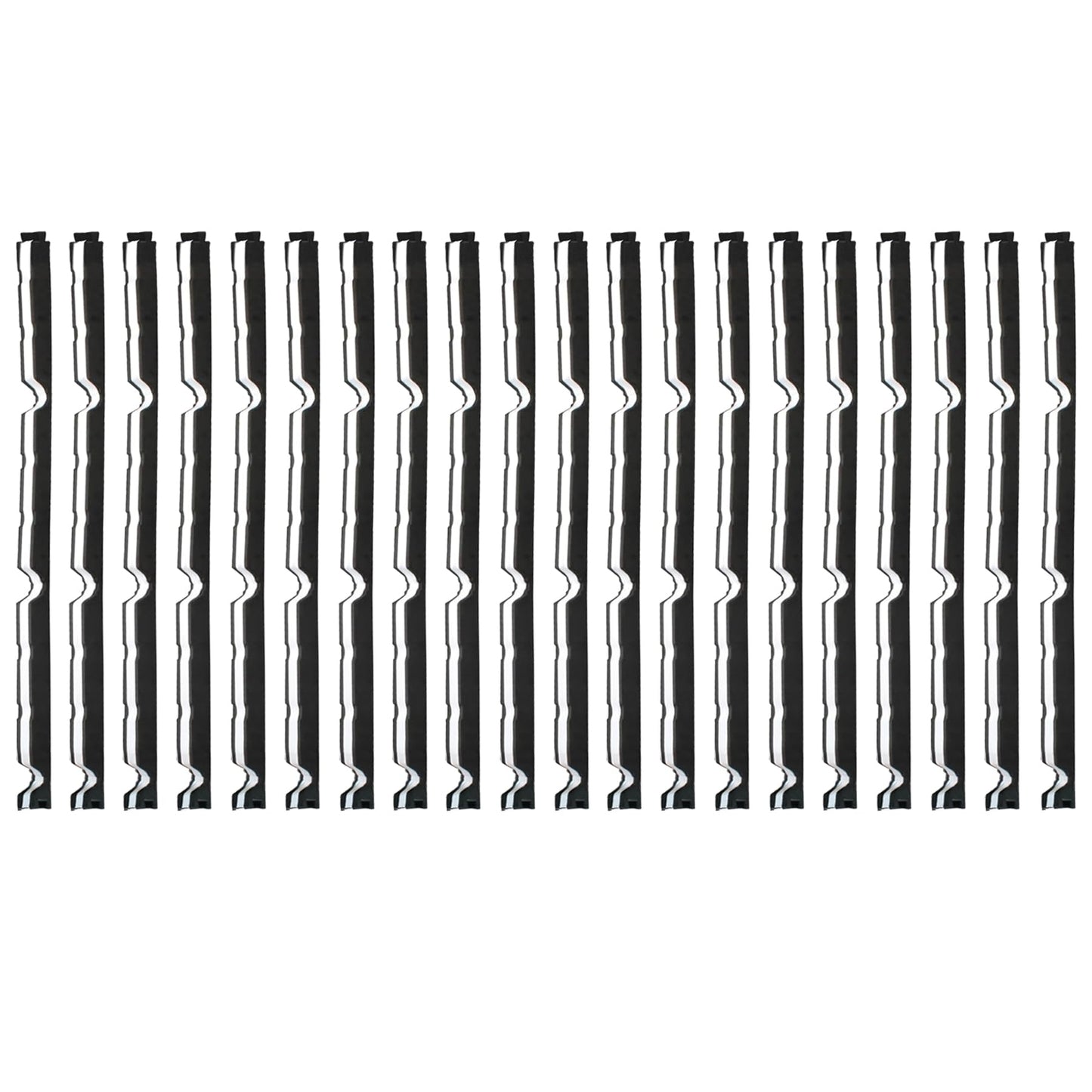 Sthovd 12 Inch Outside Classic Rib Profile Foam Closure Strips for Metal Roofing Panels Outside Roof Closure Strips Metal Roof Foam 3 FT Long (Updated Material and Self-Adhesive)-20 Pieces