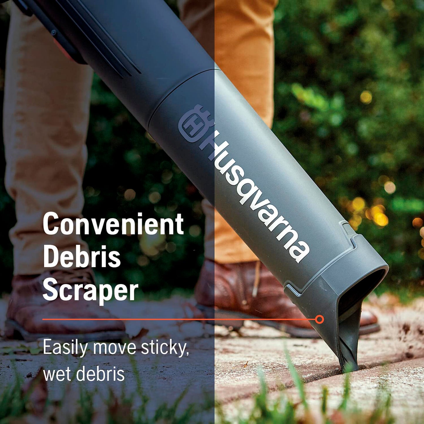 Husqvarna 230iB Battery Powered Cordless Leaf Blower, 136-MPH 650-CFM Electric Leaf Blower with Brushless Motor and Quiet Operation, 40V Lithium-Ion 4 Ah Battery and Charger Included, 970480204