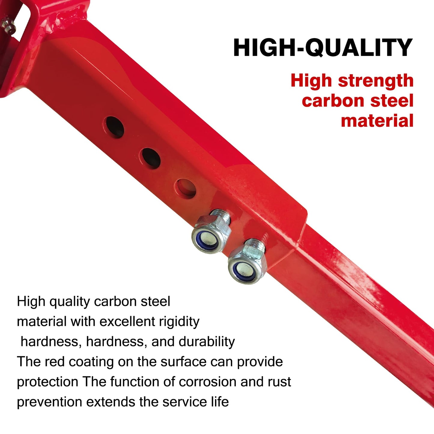 CCLINK Wheels Lawn Mower Sulky Thickened Vacuum Wheels Red Heavy Steel Anti Slip and Anti Rust Specially for Lawn Maintenance and Gardening Operations Quick Weed Removal