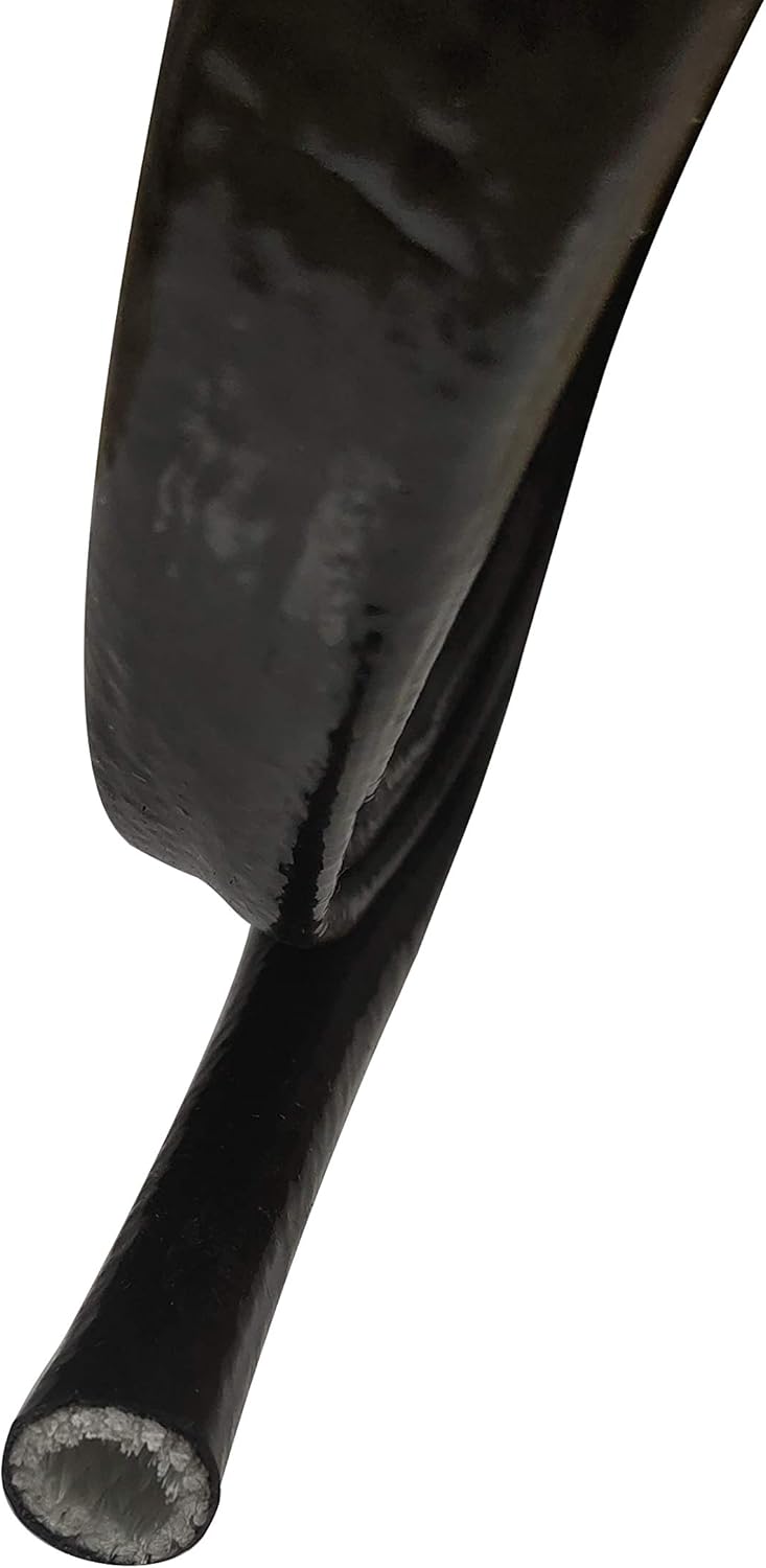 STEBER 2" 3 ID Heat Shielded Fire Thermo Armor Fire Sleeve Silicone Coated Fiberglass for Hose Lines & Electrical
