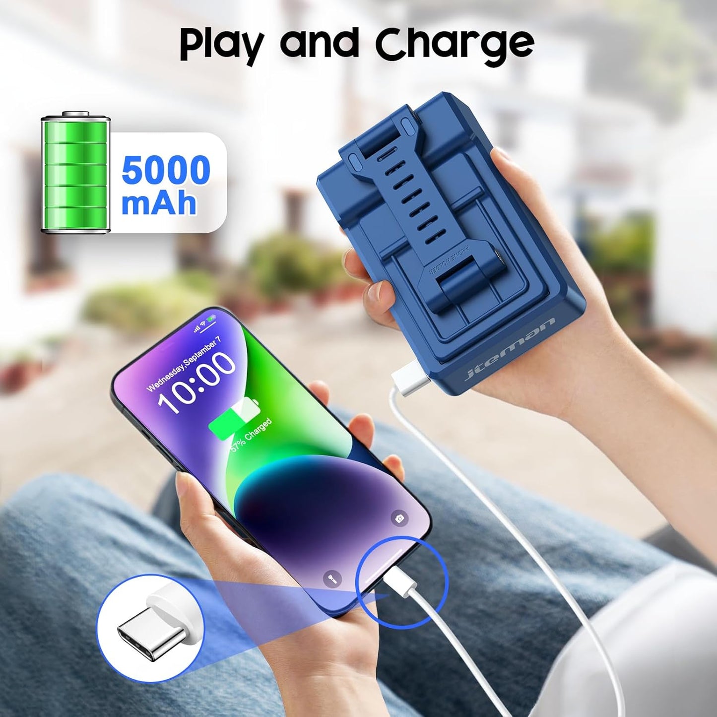JTEMAN Gifts for Men Women,Cell Phone Stand with Bluetooth Speaker,Cool Tech Gadgets,Unique Birthday Gifts for Men