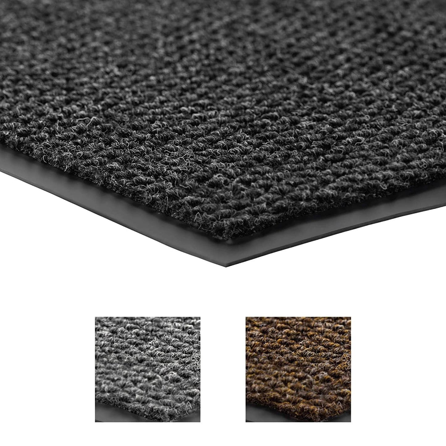 Notrax - 136S0036CH 136 Polynib Entrance Mat, for Home or Office, 3' X 6' Charcoal