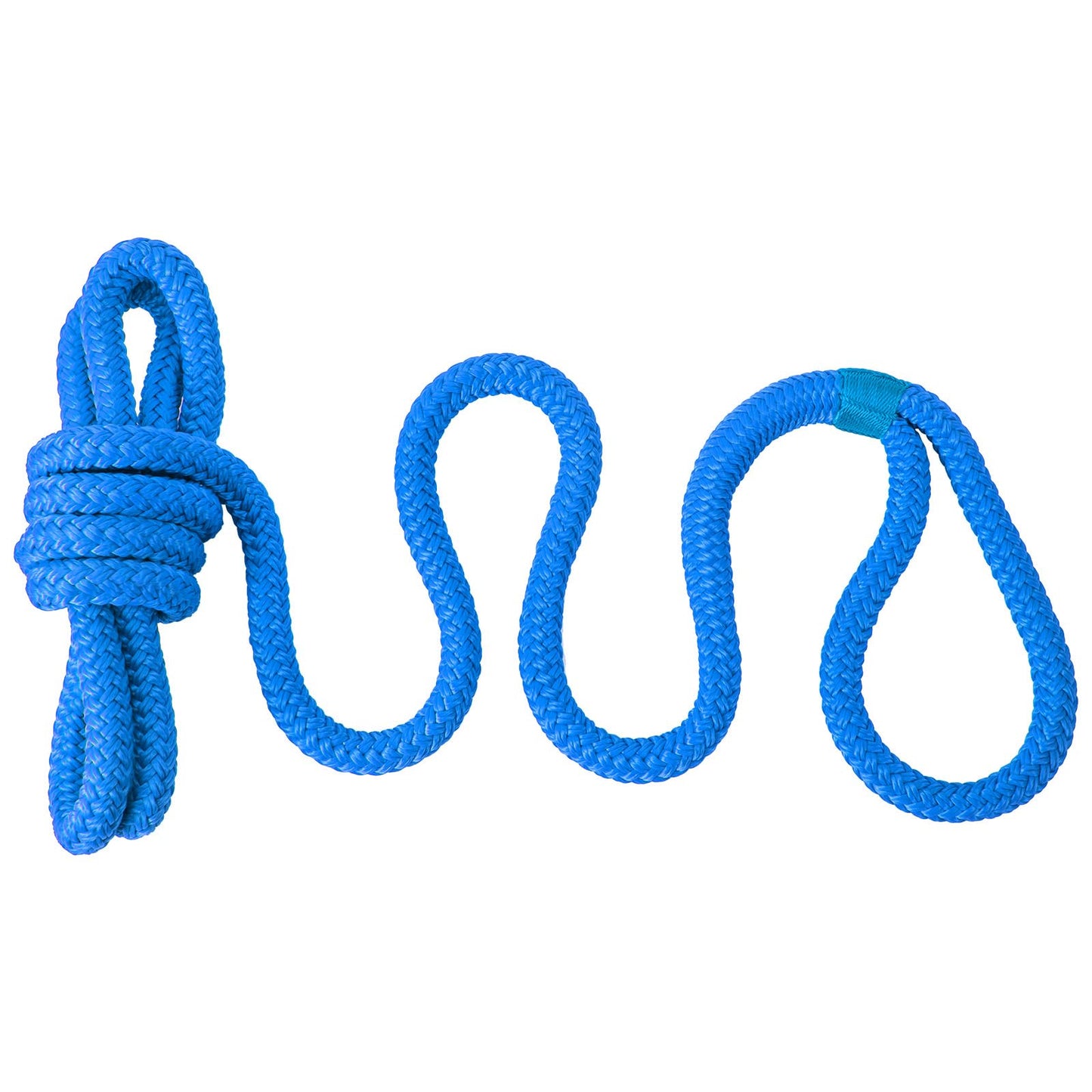 2 Pack 3/8'' x 6' Boat Fender Lines for Mooring, Docking Ties & Small Boat,Premium Marine- Grade Double Braided Nylon Boat Rope with a 5" Eyelet,Anti-Wear & Weather-Resistant-Lake Blue