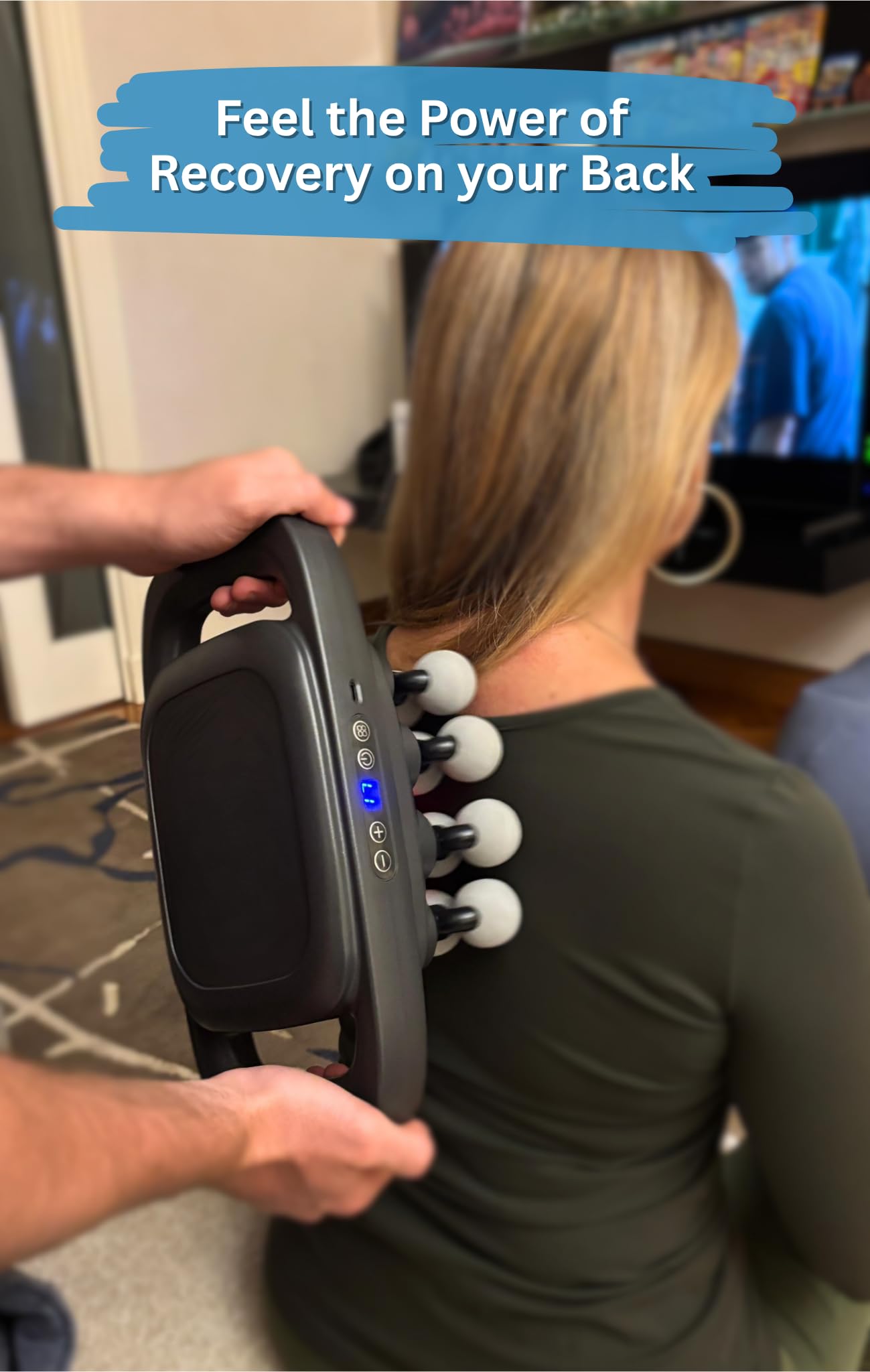 LEVILO 8 Head Massage Gun Deep Tissue for Neck, Shoulder, Back Massager – Massage Gun Deep Tissue for Muscle Recovery – Quiet, Portable & Powerful Full Body Tool – Ideal Gift for Men & Women