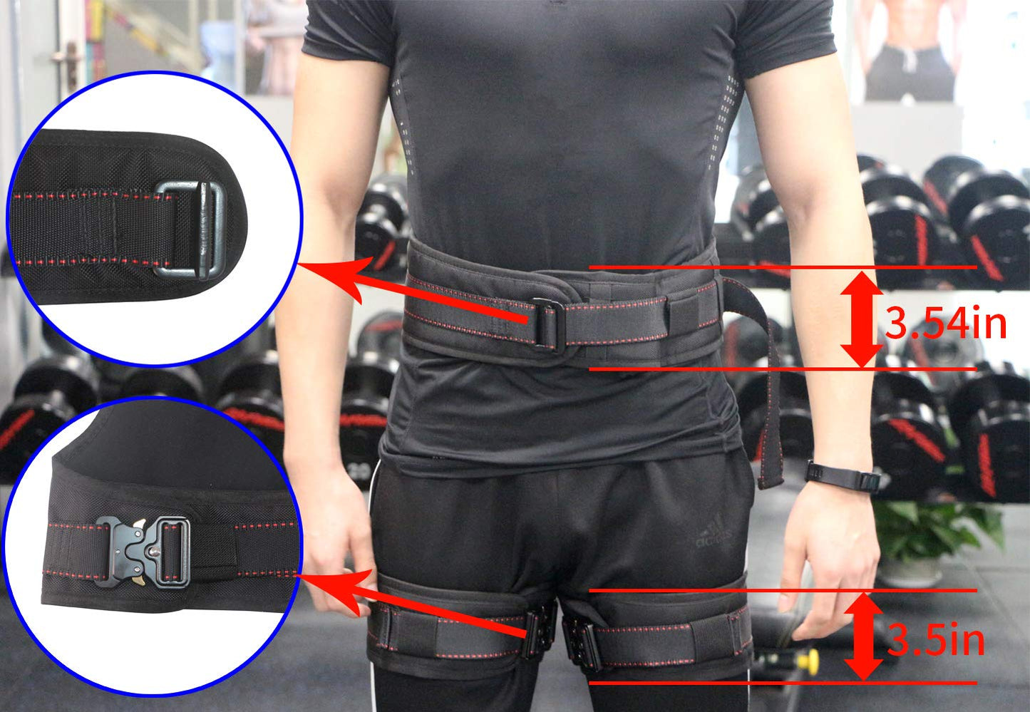 DASKING Upgraded Version Heavy Yoga Bungee Rope Resistance Belt Bungee Workout Grawyti Training Tool Equipment for Home Gym Yoga (Weight Class -2)
