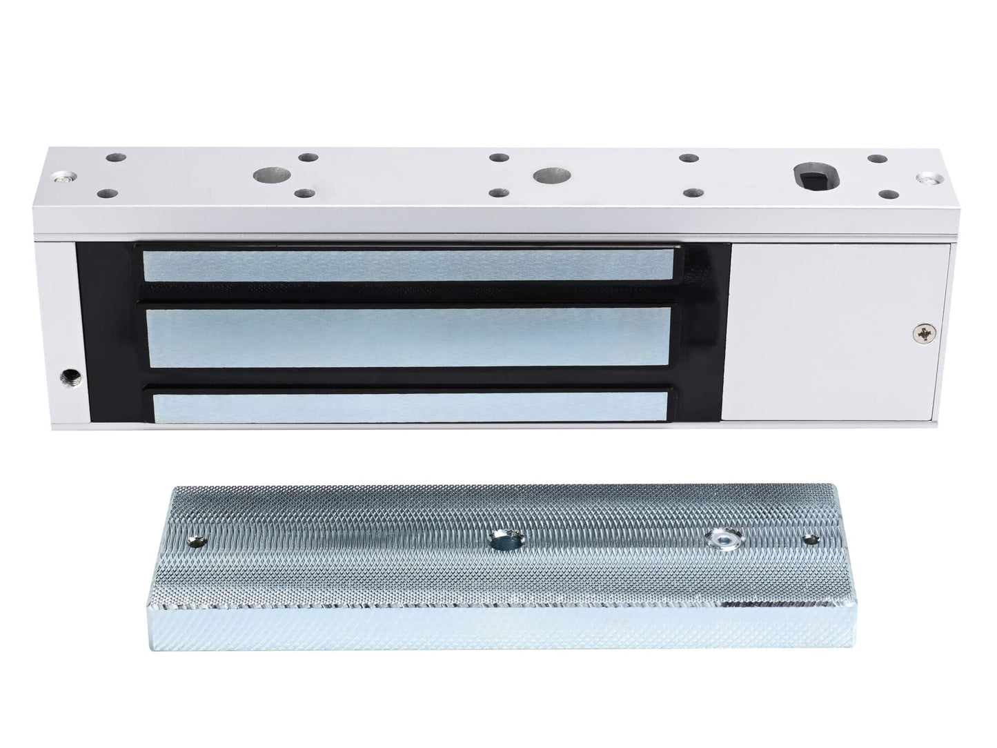 Door Access Control System 1200lbs Magnetic Lock Kit with 4 Remote Controls Stainless Steel Exit Button