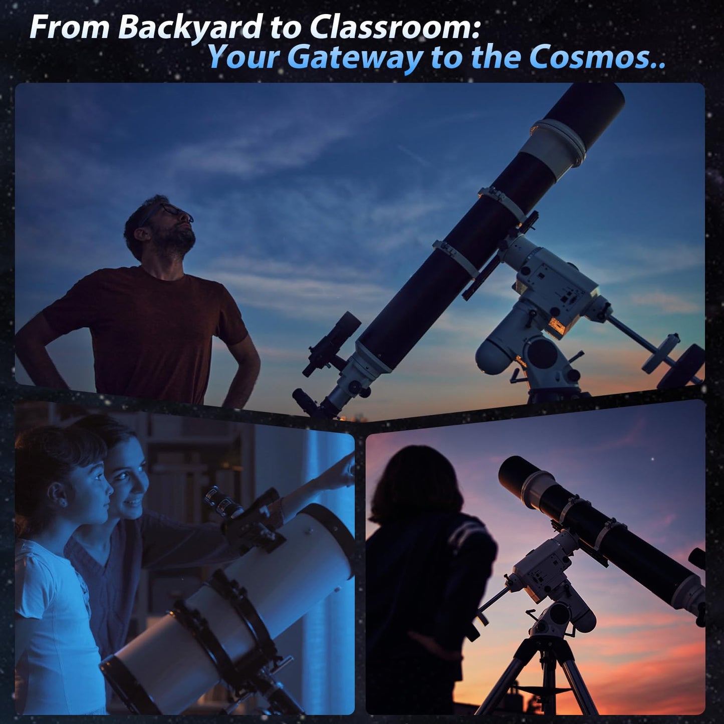 FIBONAX Telescope Camera 4K, 8MP USB Astronomy Camera, 1.25 Inch Electronic Eyepiece with Removable IR Cut Filter, ASCOM Driver Support, UVC Plug and Play for Lunar Planetary Imaging