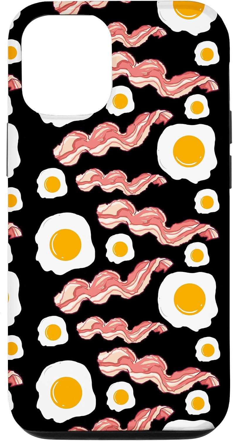 Bacon And Eggs Pattern 12/12 Bacon Lover Gift Case for iPhone Pro